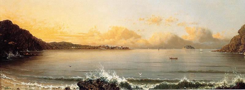 Martin Johnson Heade Harbor Scene, Rio de Janeiro